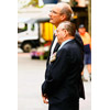 Keith  VC and Channel 7's Sunrise host David Koch reflect on the cenotaph in Sydney's Martin Place