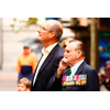 Keith  VC and David Koch reflect on the cenotaph in Sydney's Martin Place